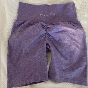 NVGTN Lilac Scrunch Shorts